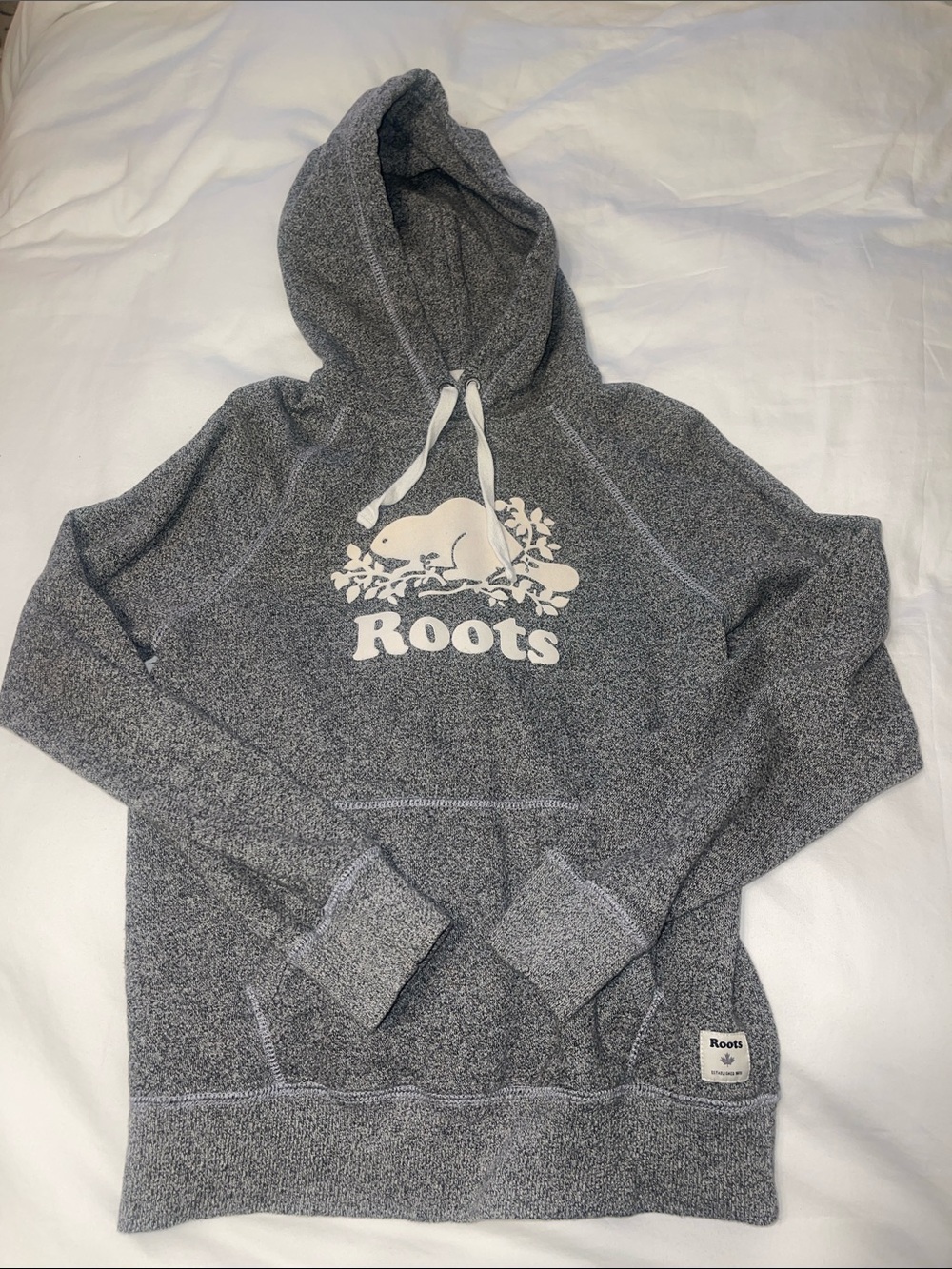 Roots women’s classic gray Hoodie Sweatshirt